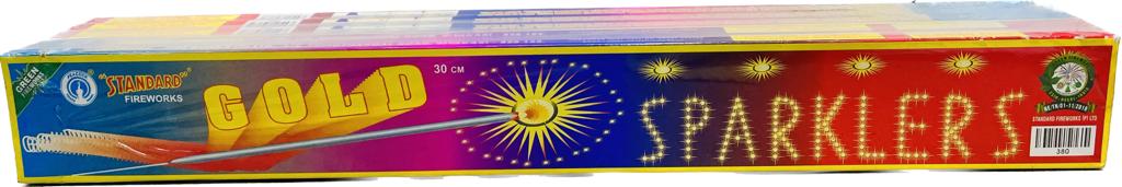 30cm SPARKLERS(1box) GOLD COLOUR   -   STANDARD Main Image